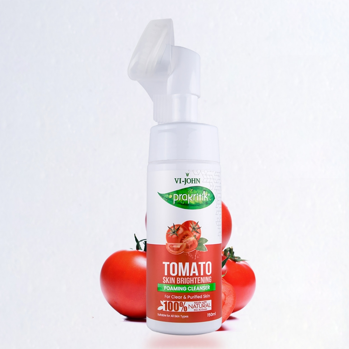 PRAKRITIK JABÓN ESPUMOSO FACIAL TOMATE 150 ML - 2