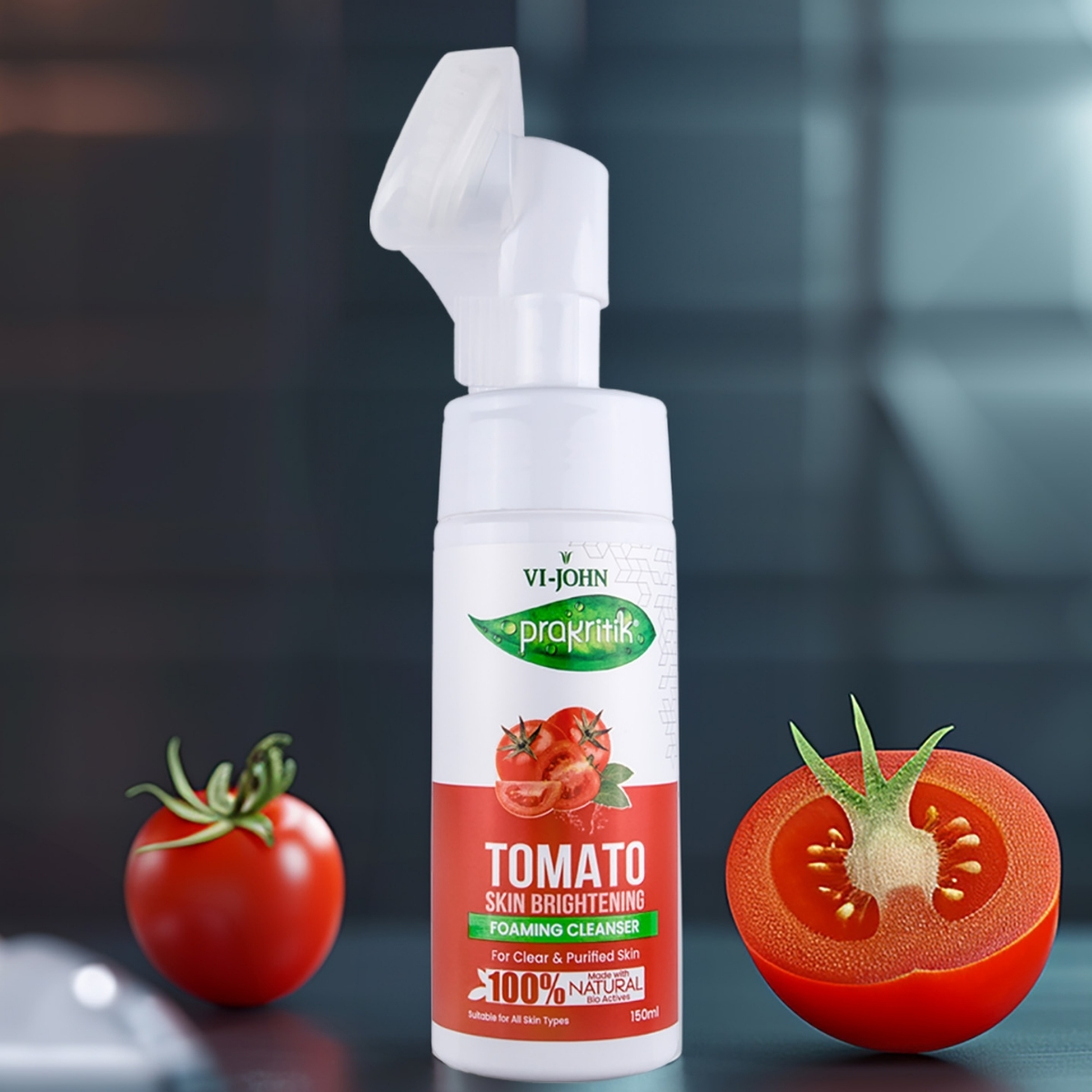 PRAKRITIK JABÓN ESPUMOSO FACIAL TOMATE 150 ML - 3