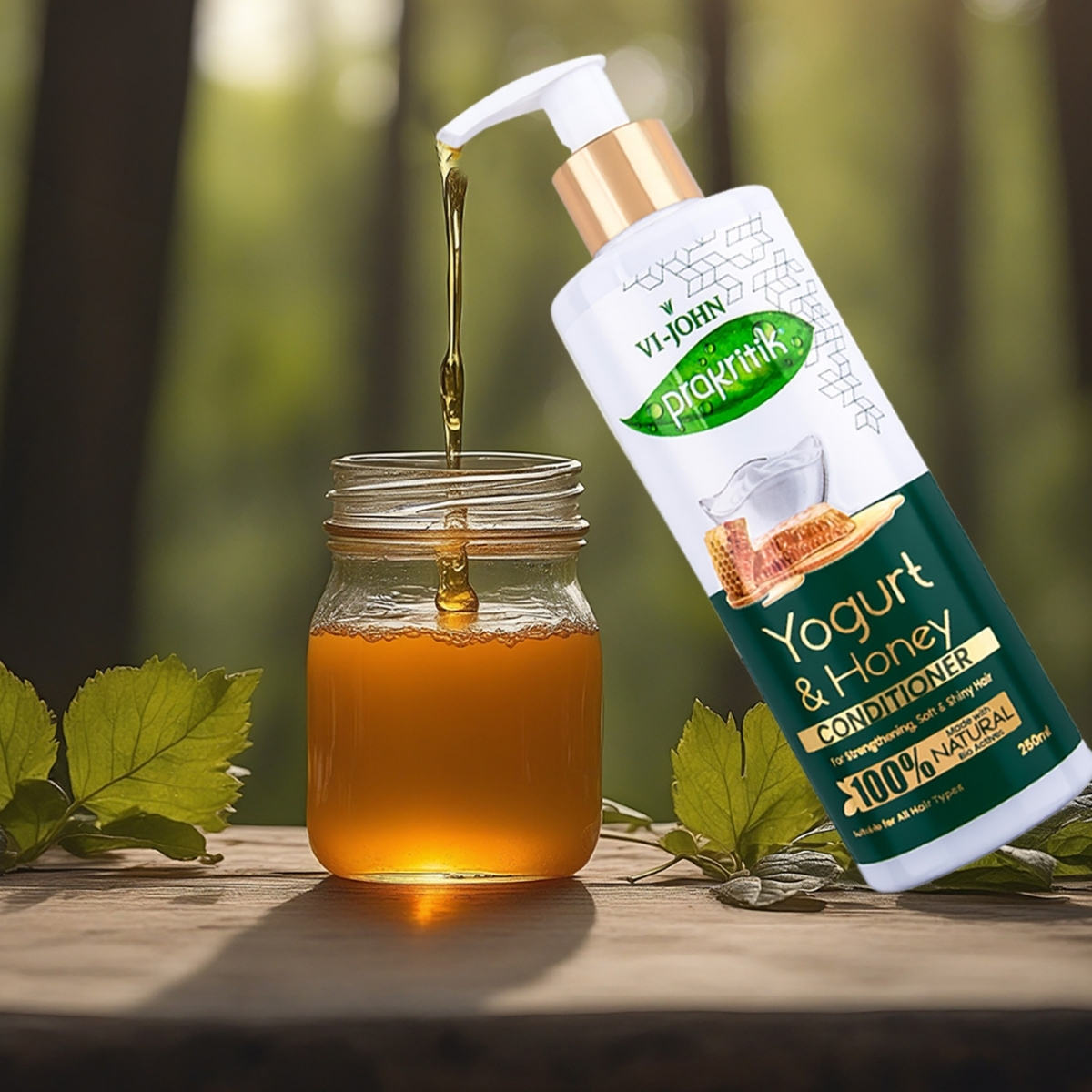 PRAKRITIK ACONDICIONADOR YOGURT Y HONEY 250 ML - 3