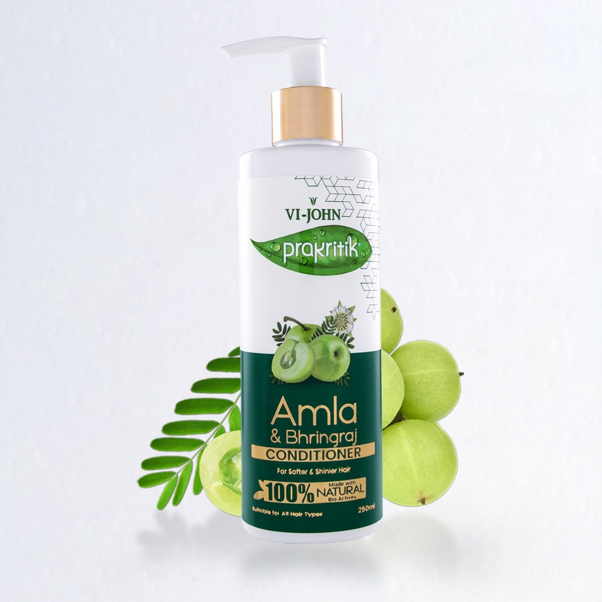 PRAKRITIK ACONDICIONADOR AMLA Y POLVO AYURDÉVICA 250 ML - 2