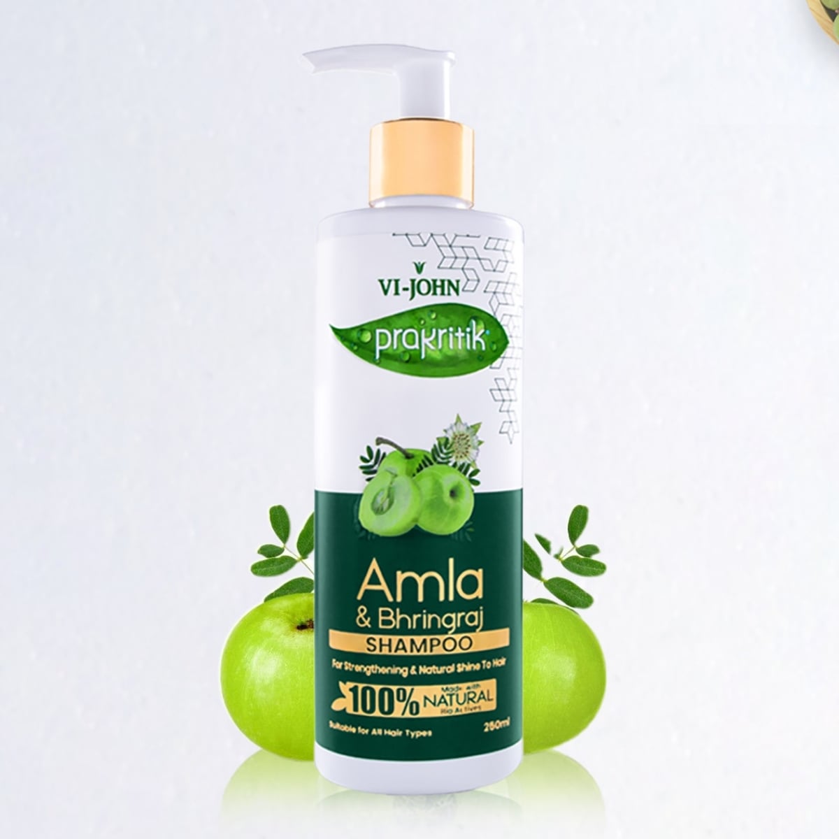 PRAKRITIK SHAMPOO AMLA Y POLVO AYURVÉDICA 250 ML - 2