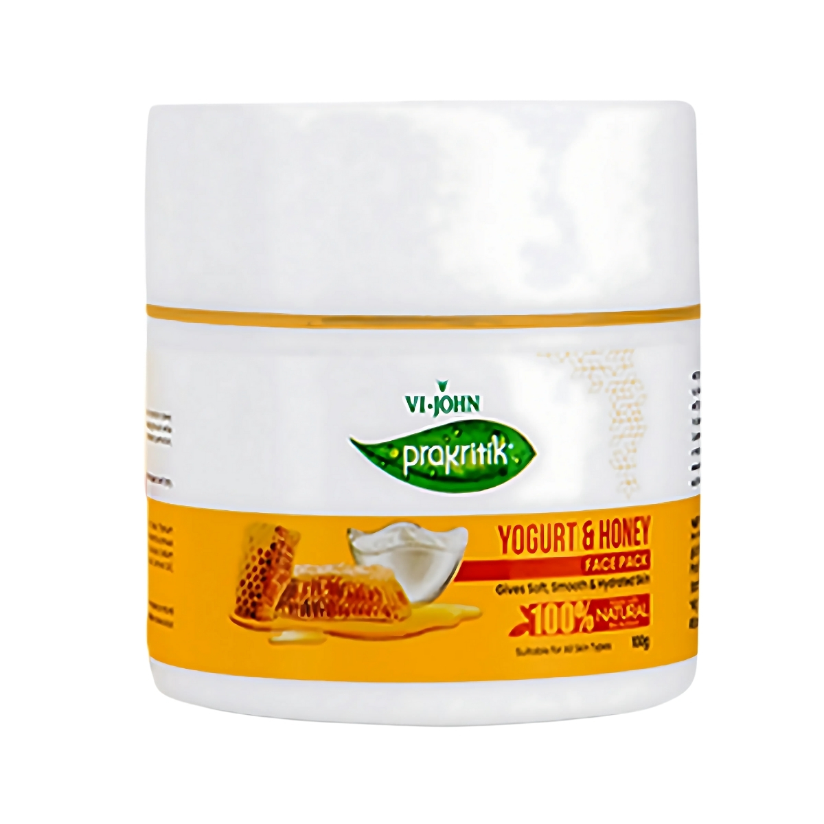 PRAKRITIK MASCARILLA FACIAL YOGURT Y HONEY 100 GR - 1