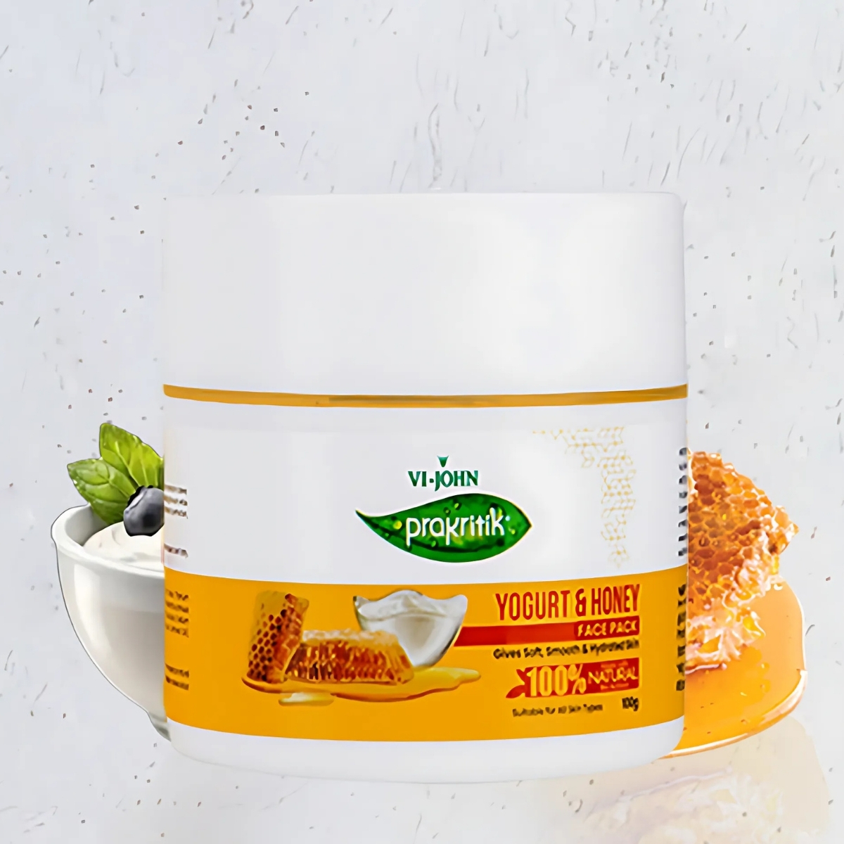 PRAKRITIK MASCARILLA FACIAL YOGURT Y HONEY 100 GR - 2