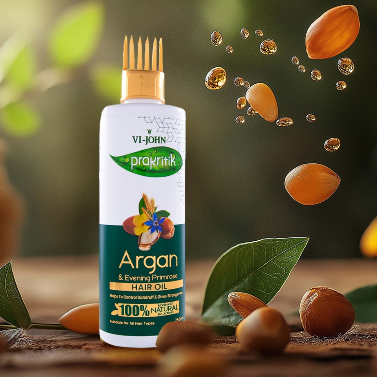 PRAKRITIK TÓNICO CAPILAR ARGAN 80 ML - 3
