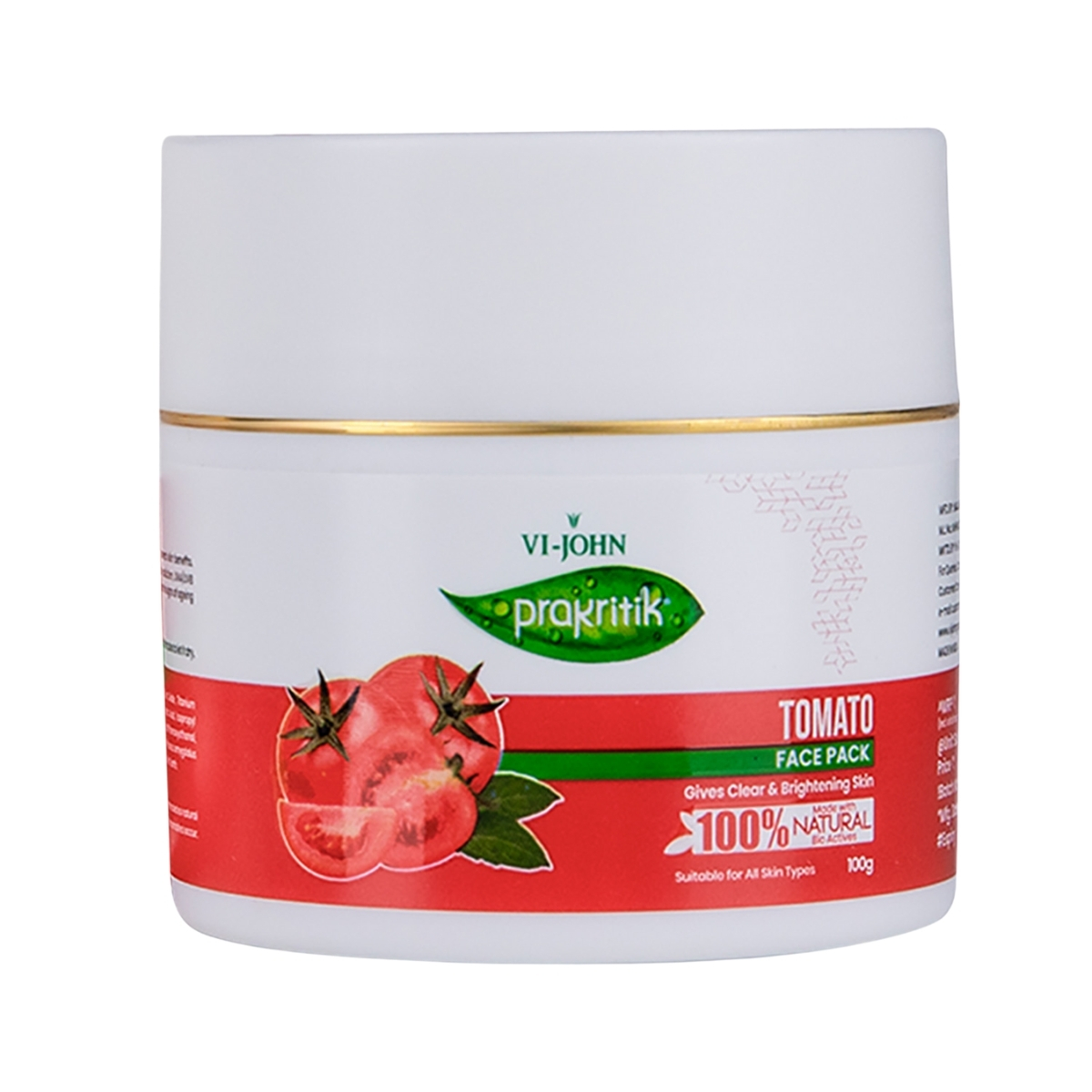 PRAKRITIK MASCARILLA FACIAL TOMATE 100 GR - 1