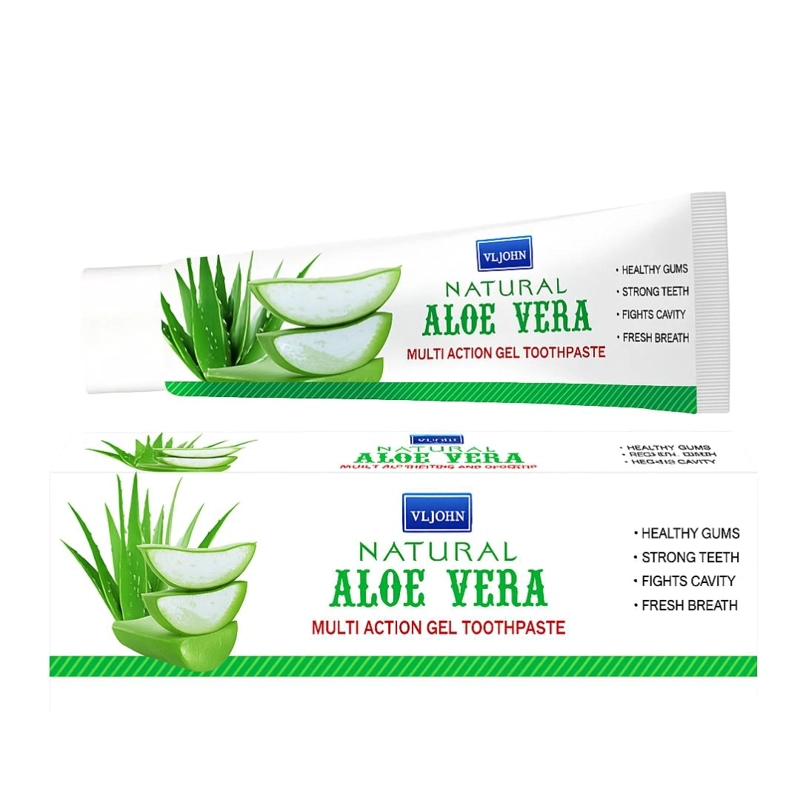 VI JOHN PASTA DENTAL GEL ALOE VERA NATURAL 150 GR - 1