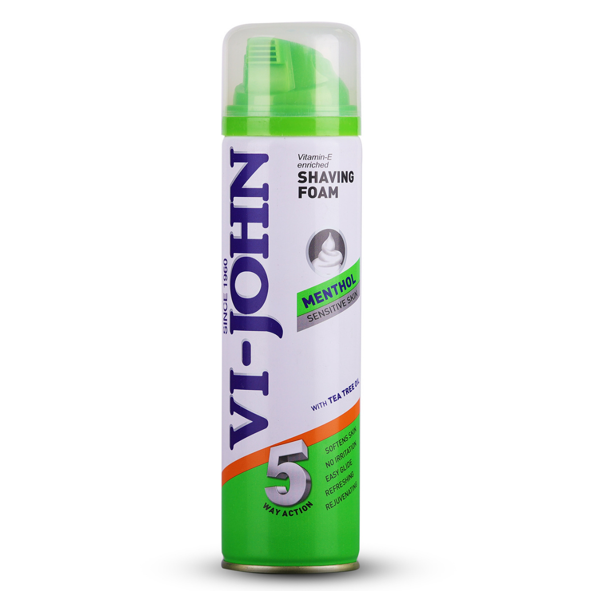 VI-JOHN ESPUMA DE AFEITAR PREMIUM MENTOL 200 GR - 1