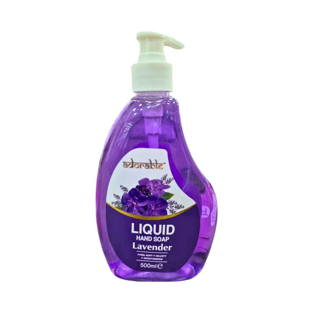 ADORABLE JABÓN LIQUIDO PARA MANOS LAVANDA 500 ML - 1