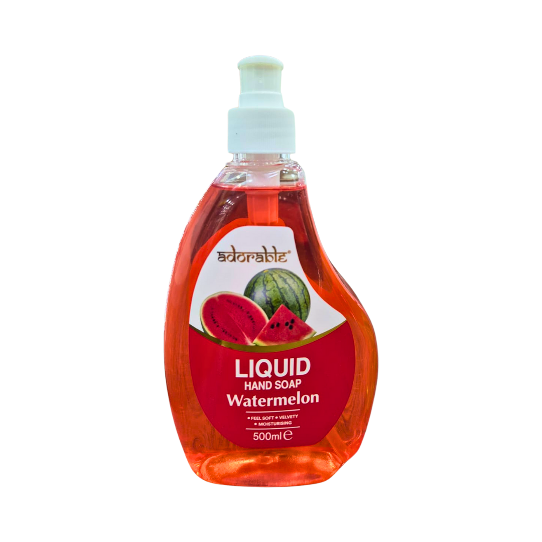ADORABLE JABÓN LIQUIDO PARA MANOS SANDÍA 500 ML - 1