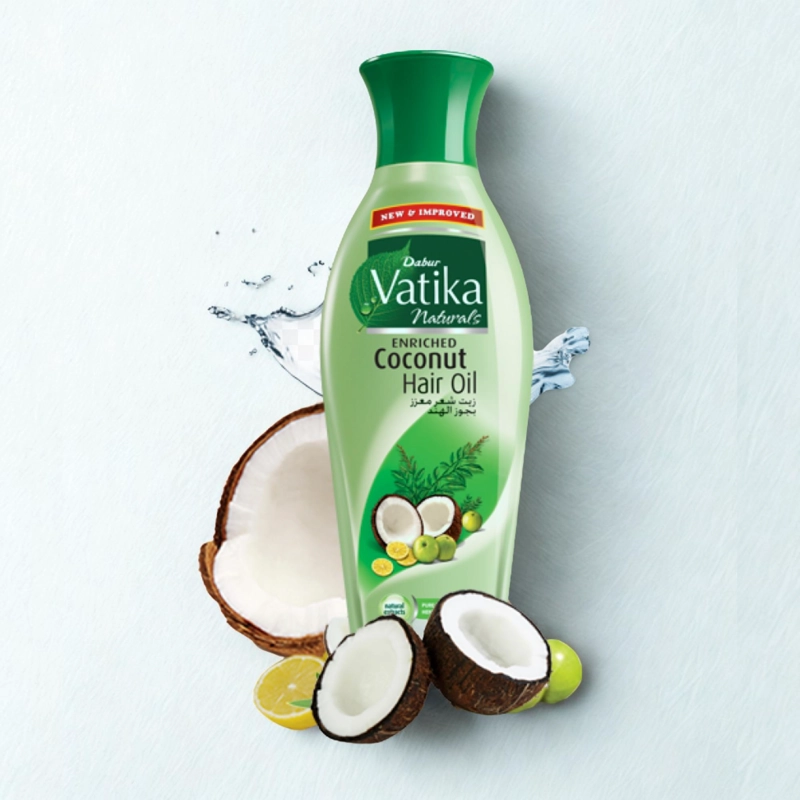 VATIKA ACEITE CAPILAR COCONUT, HENNA, AMLA & LIMON 250 ML - 2
