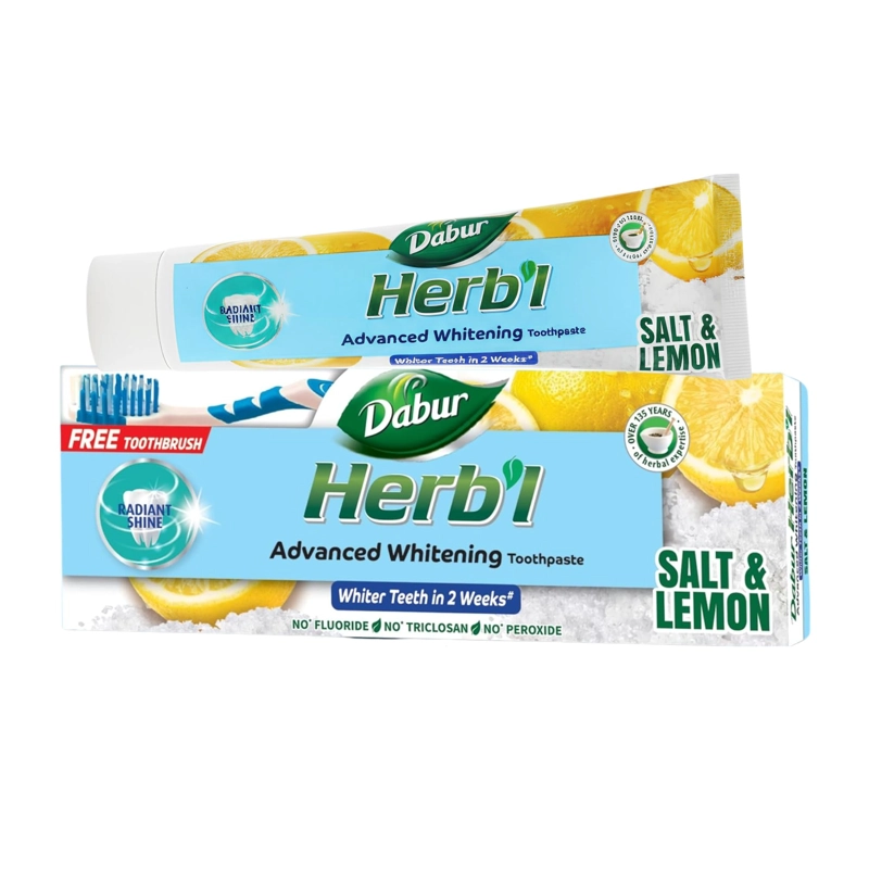 PASTA DENTAL SAL & LIMON (AVANZADA)+ CEPILLO DENTAL 150GR - 1