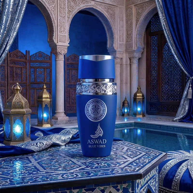 AFAQ ASWAD BLUE VIBES EDP 100 ML - 3
