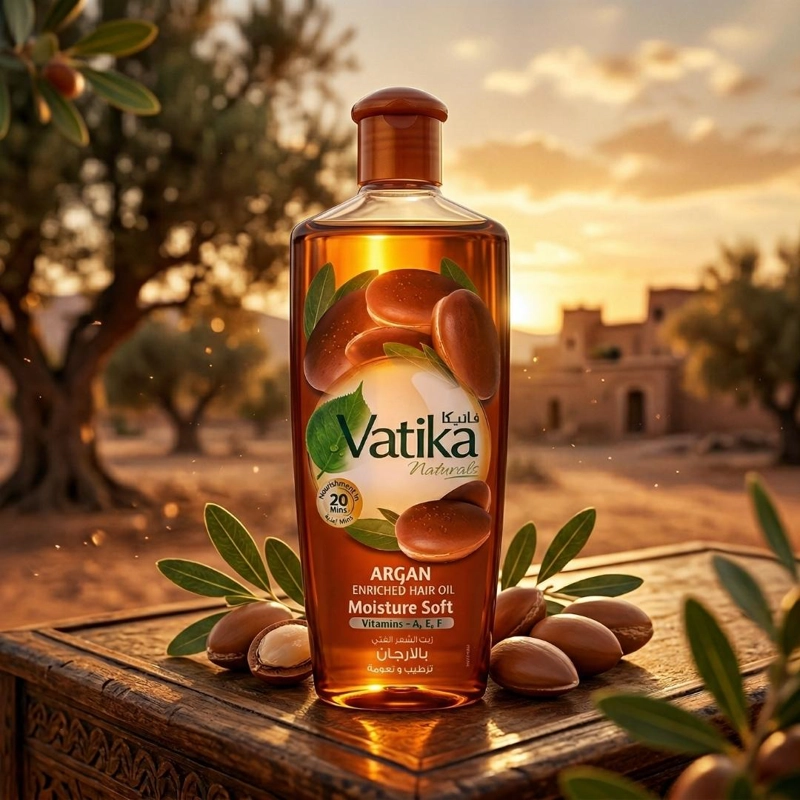 VATIKA ACEITE CAPILAR ARGAN 300 ML - 300 ML - 2