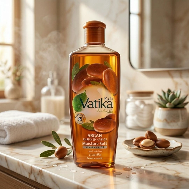 VATIKA ACEITE CAPILAR ARGAN 300 ML - 300 ML - 3