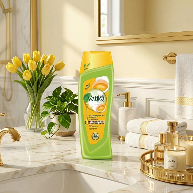 VATIKA SHAMPOO PROT. HUEVO 400 ML (AMARILLO) - 400 - 2