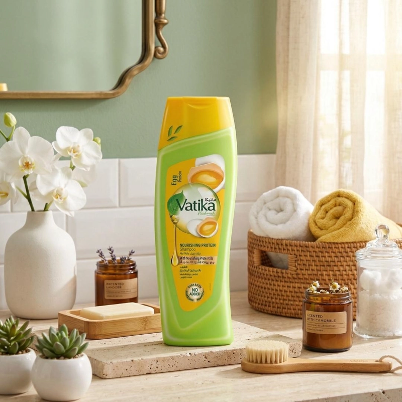 VATIKA SHAMPOO PROT. HUEVO 400 ML (AMARILLO) - 400 - 3