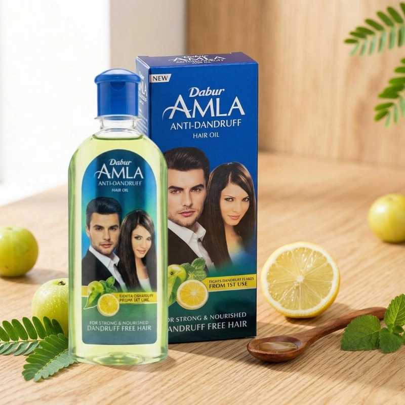 DABUR AMLA ACEITE CAPILAR LIMON ANTICASPA HAIR OIL 200 ML - 3