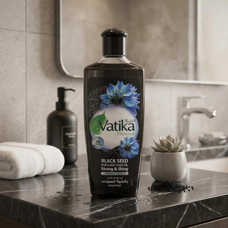 VATIKA ACEITE CAPILAR SEMILLA NEGRA 300 ML - 300 ML - 3