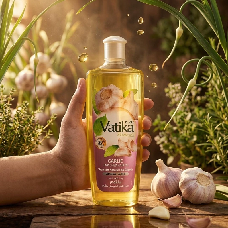VATIKA ACEITE CAPILAR AJO 300 ML - 300 ML - 3