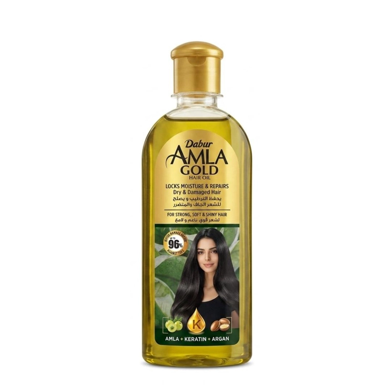 DABUR AMLA ACEITE CAPILAR GOLD HAIR OIL 200 ML - 2