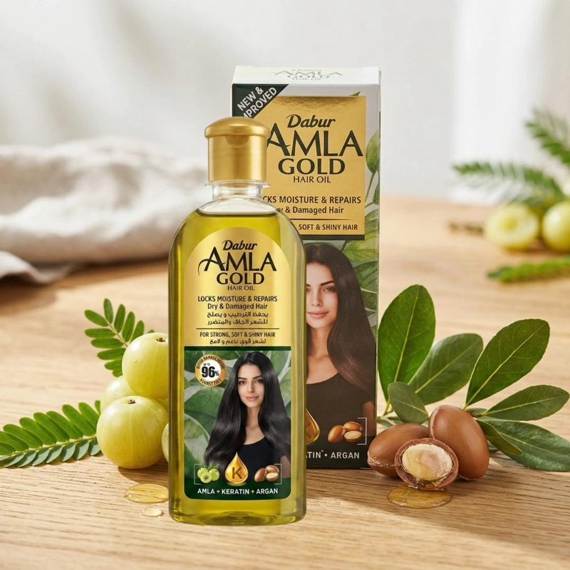 DABUR AMLA ACEITE CAPILAR GOLD HAIR OIL 200 ML - 3