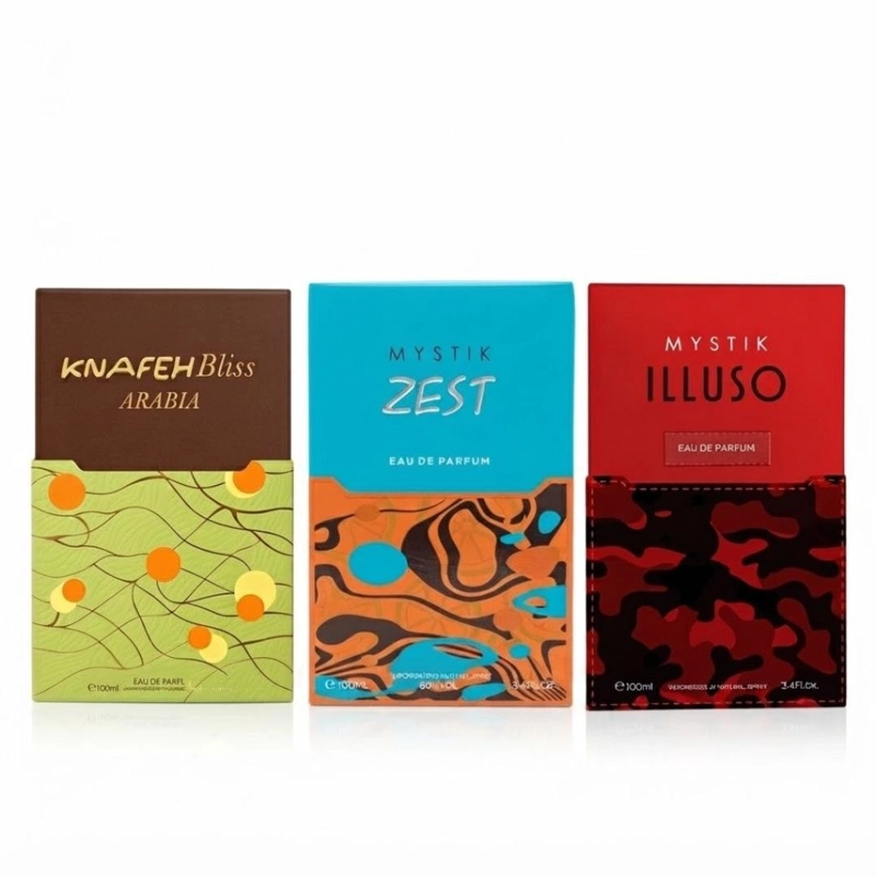 PACK AFAQ MYSTIK EDP 100 ML HOMBRE - 100 ML - 3