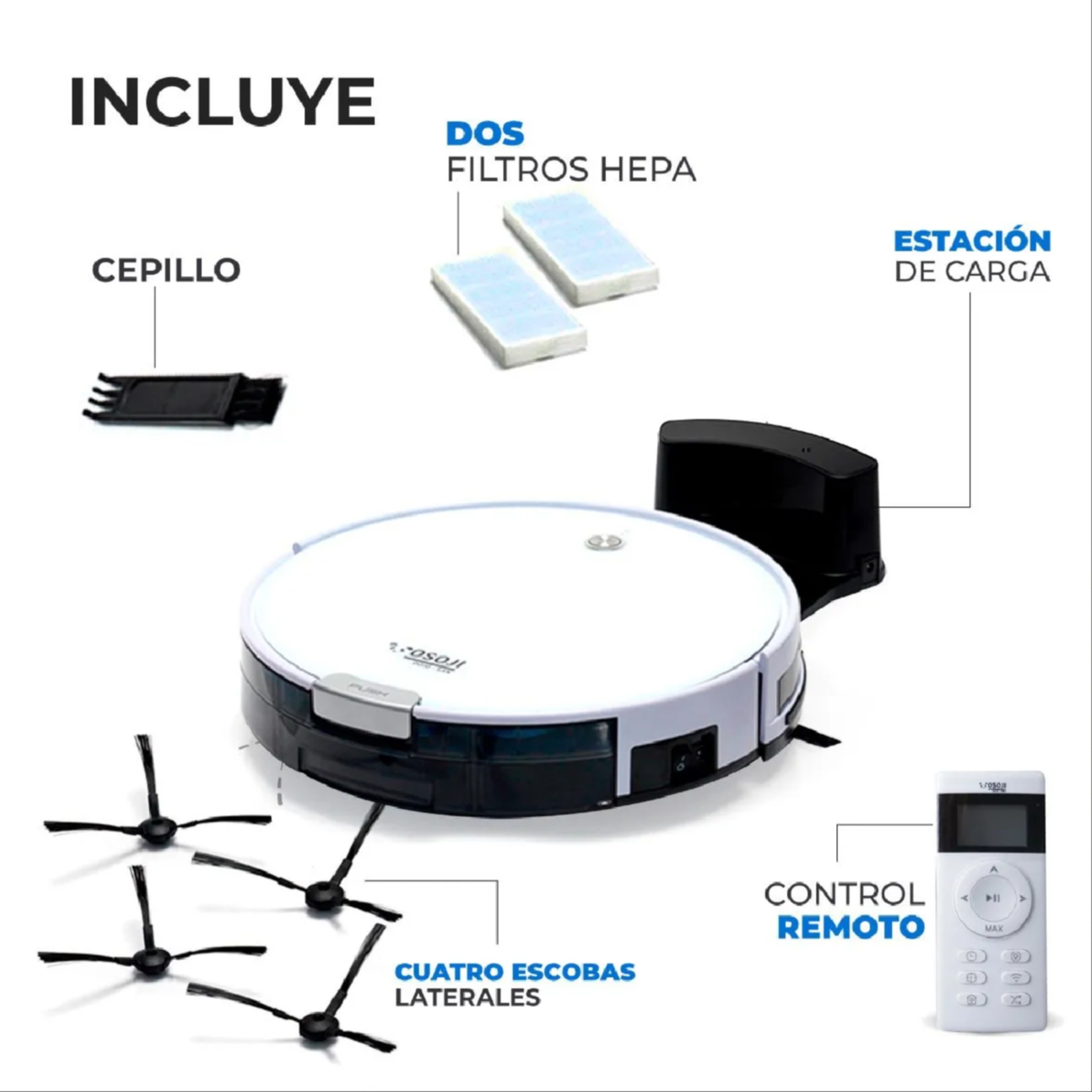 ASPIRADORA Y TRAPEADORA ROBOT OSOJI DUO D990 - 12