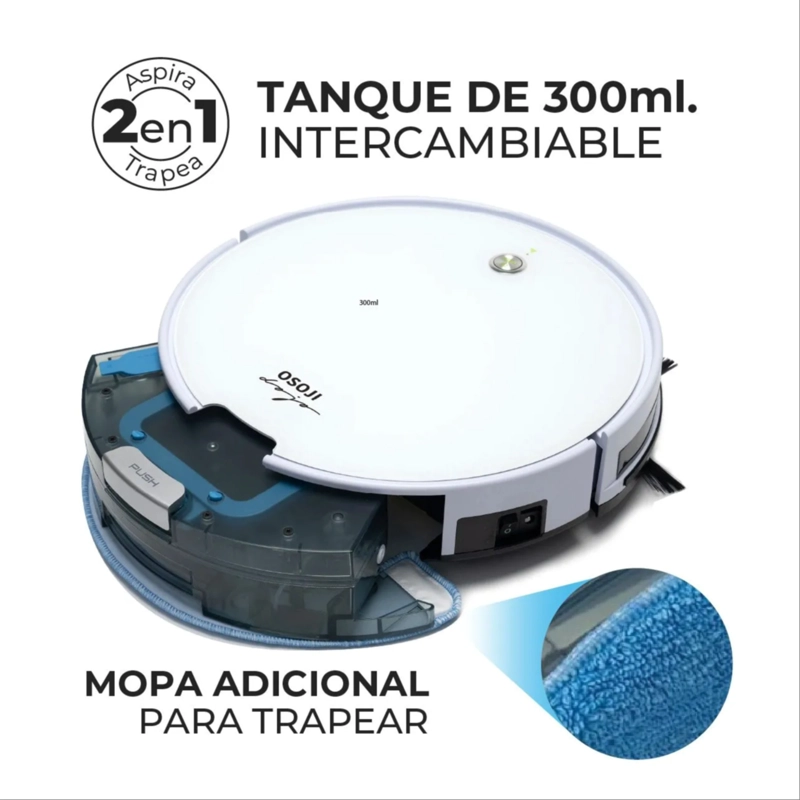 ASPIRADORA Y TRAPEADORA ROBOT OSOJI DUO D990 - 11