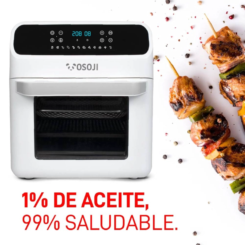FREIDORA DE AIRE Y HORNO DE PIZZA OSOJI 12 LTS AIR FRYER - 8