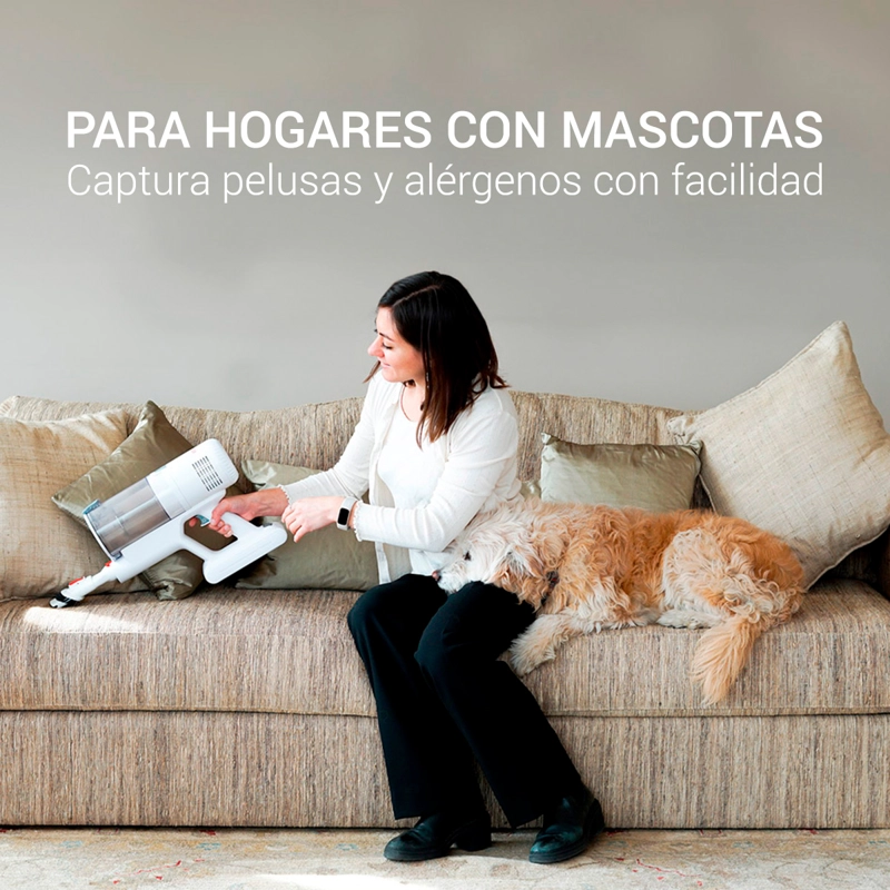 ASPIRADORA VERTICAL INALÁMBRICA D300 PLUS - 650W - 2