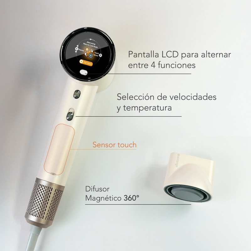 SECADOR DE PELO OSOJI ANTIFRIZZ H6 1600W - 4