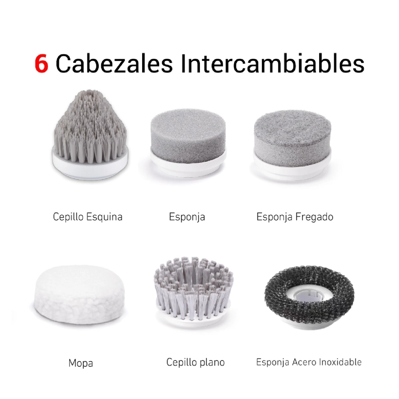 CEPILLO ESCOBILLA DE LIMPIEZA ELECTRICO PARA PARRILLA  MULTIUSO OSOJI B100 - 3