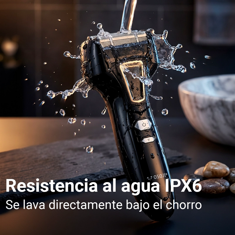AFEITADORA SHAVER OSOJI S6 WET&DRY INALAMBRICA - 4
