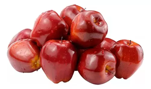 PACK 5 MANZANAS ARTIFICIALES FRUTA SINTÉTICA DECORACIÓN - 1