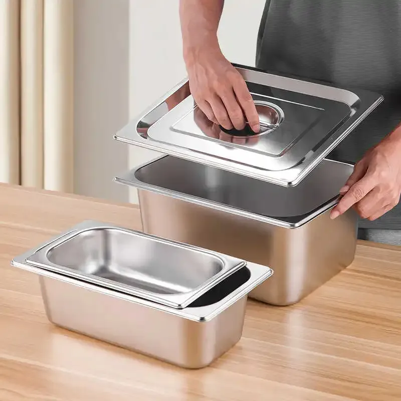 SET X2 CONTENEDORES GASTRONOMICOS CAMBRO 53cmx32.5cm + TAPAS | MAXIMA DURABILIDAD - 2