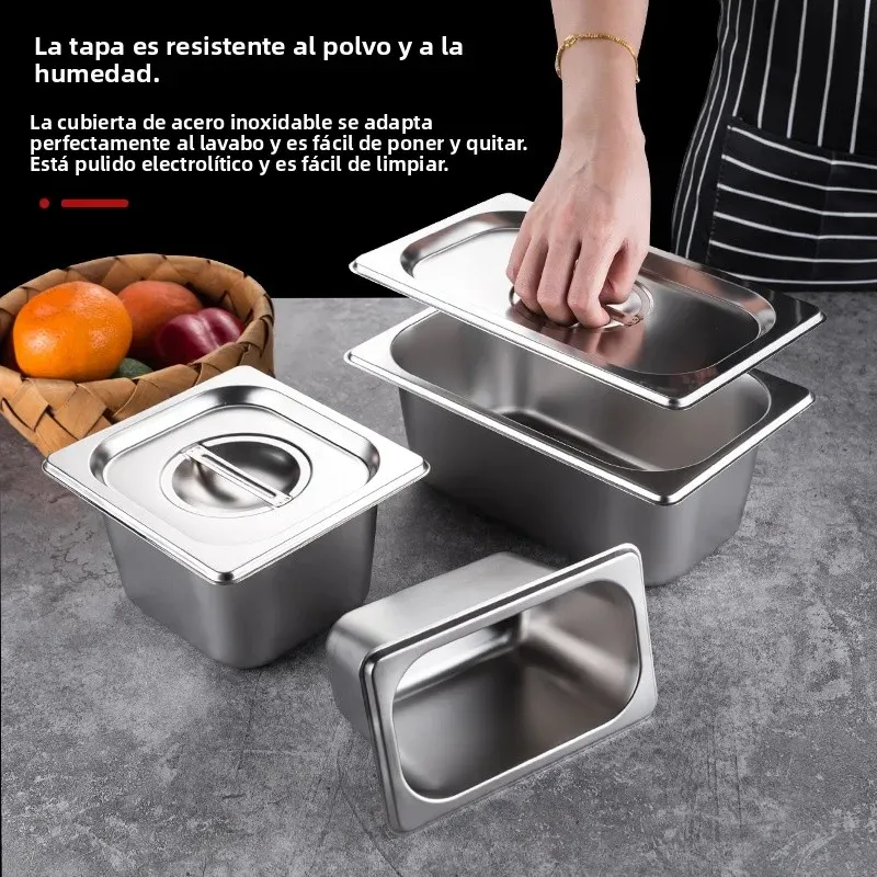 SET X2 CONTENEDORES GASTRONOMICOS CAMBRO 53cmx32.5cm + TAPAS | MAXIMA DURABILIDAD - 3