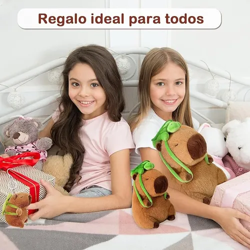 MUÑECO DECORATIVO PELUCHE CAPIBARA PELUCHE REALISTA Y LINDO - 5