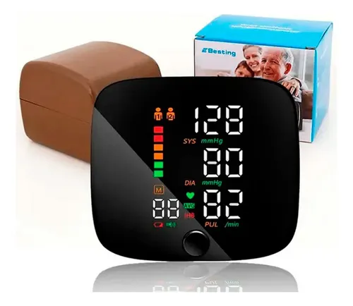 MONITOR DE PRESIÓN ARTERIAL TENSIÓMETRO DE MUÑECA DIGITAL COLOR NEGRO - 3