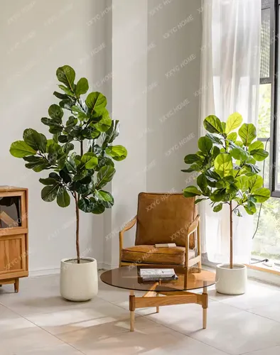 LYRATA FICUS PLANTA ARTIFICIAL FLOR DECORACION ARBOL 1.30M - 1