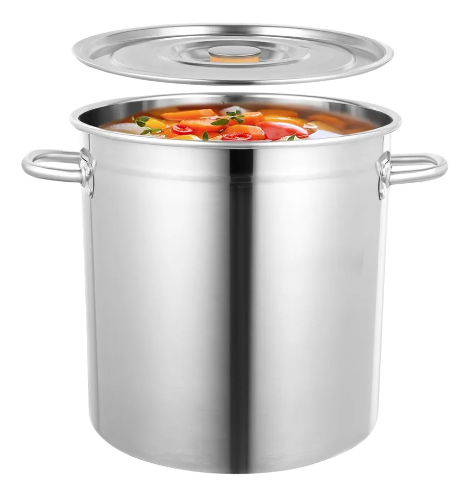 OLLA INDUSTRIAL ACERO INOXIDABLE 60 LITROS 45X48 PROFESIONAL - 4