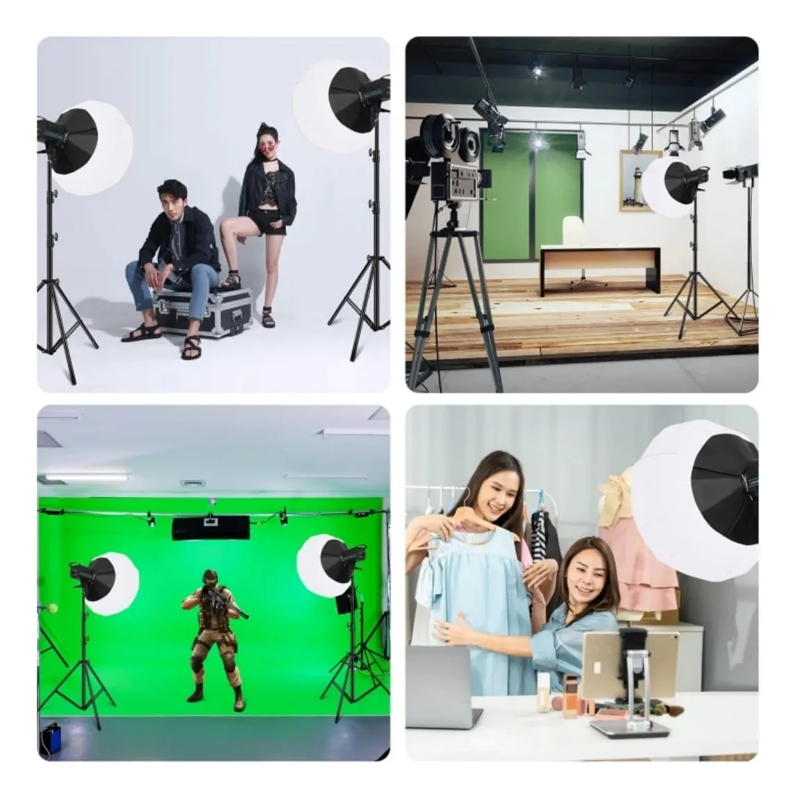 LUZ CONTINUA LED 100W BEDIRO BD400SS FOTOGRAFIA VIDEO STUDIO 3200K (WARM), 5600K (WHITE) - 6