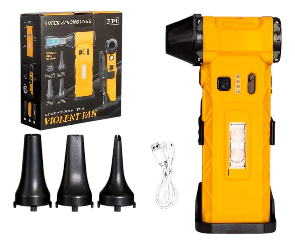 SOPLADOR ELE CTRICO 130000 RPM TURBO JET 8000MAH PORTATIL - 1