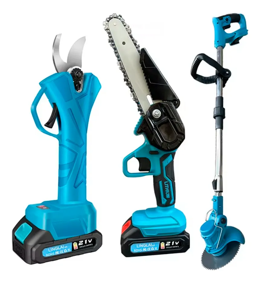 KIT JARDINERIA 48V INALAMBRICO 3 EN 1 + 2 BATERIAS 4AH - 1