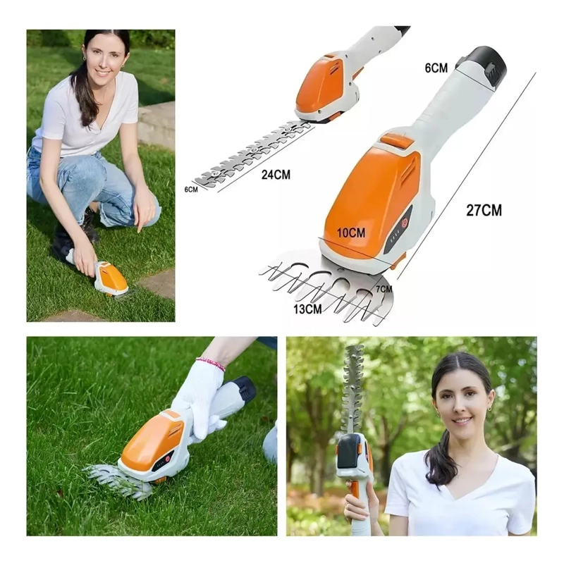 CORTA SETOS PODADOR CE SPED ARBUSTOS INALAMBRICO - 2 EN 1 - 5
