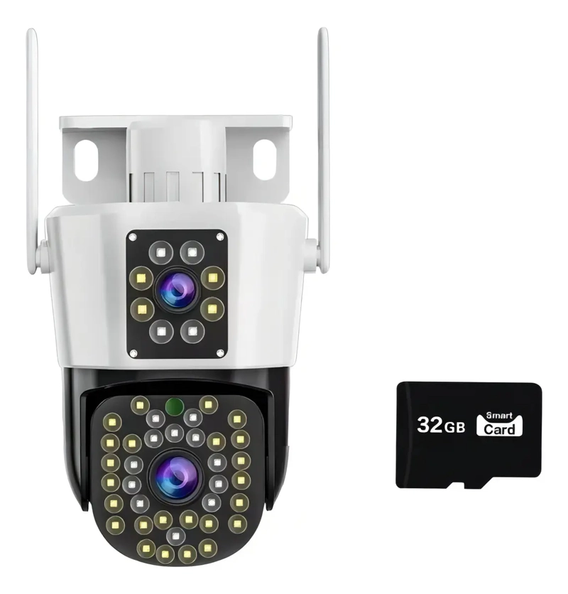 CAMARA DE SEGURIDAD IP66 INFRARROJO HD WIFI INTELIGENTE COLOR BLANCO - 1