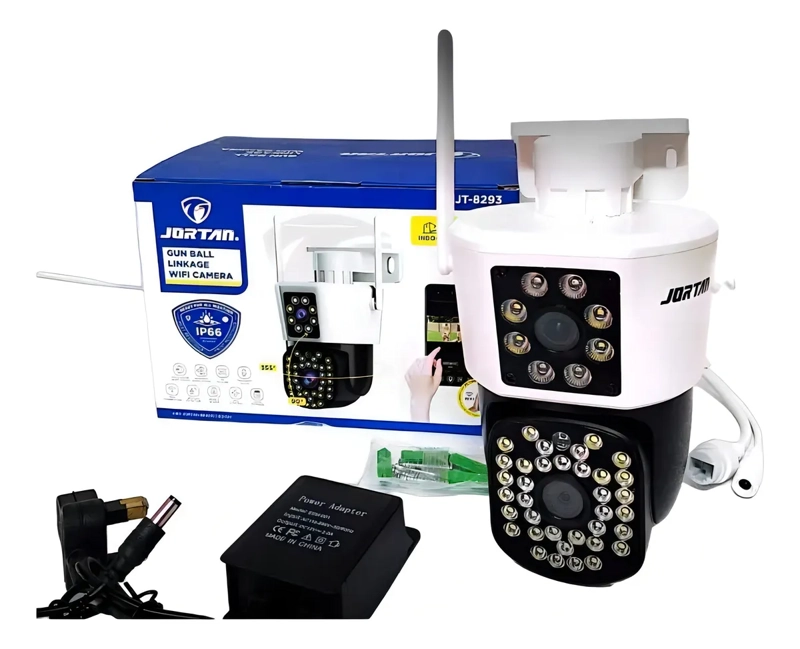 CAMARA DE SEGURIDAD IP66 INFRARROJO HD WIFI INTELIGENTE COLOR BLANCO - 2