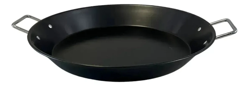 PAELLERA ACERO CARBONO 42CM CON ASAS COCINA ESPAÑOLA - 3