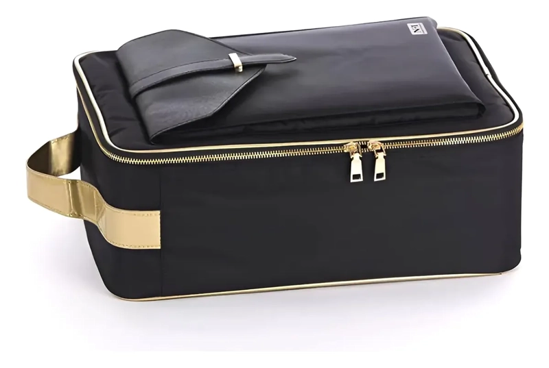 BOLSO MAQUILLAJE GRANDE ORGANIZADOR COSME TICO CON DIVISIONES - 5