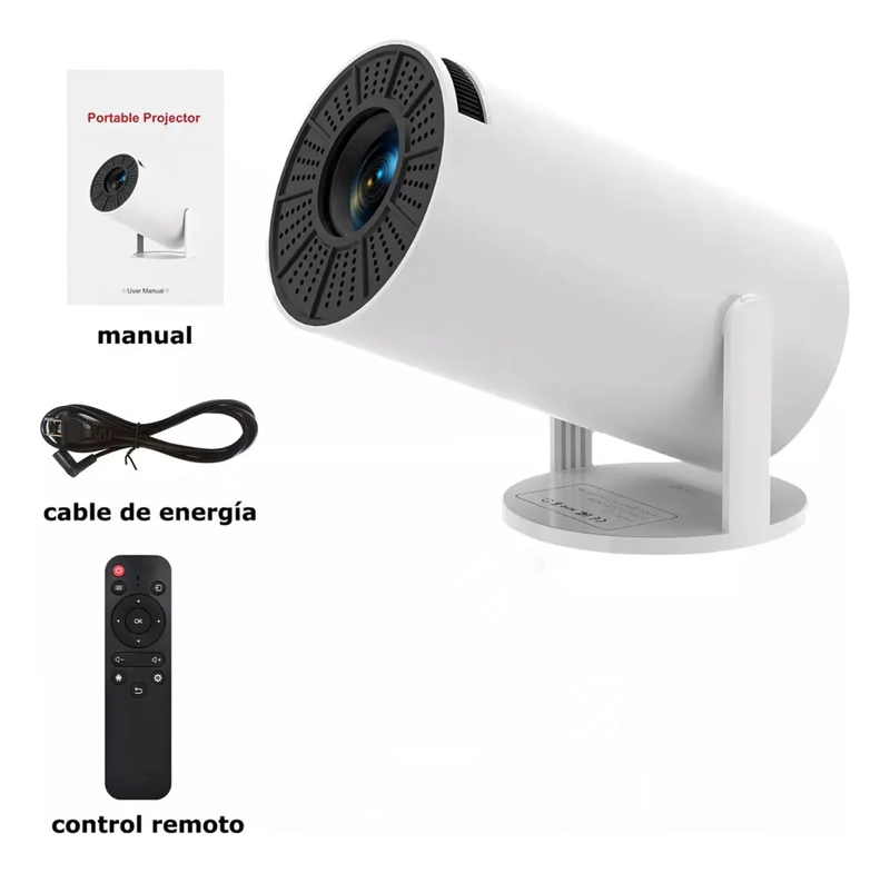 PROYECTOR PORTATIL LED 4K HD ANDROID 11 WIFI 6 BLUETOOTH 5.0 - 1