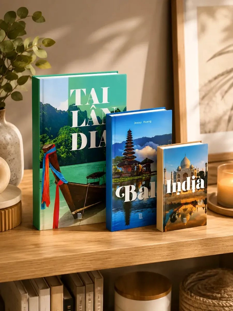 PACK 3 LIBROS FALSOS CON ALMACENAMIENTO DECORATIVOS DISEÑOS SURTIDOS DIFERENTES TAMAÑOS PARA DECORAC - 1